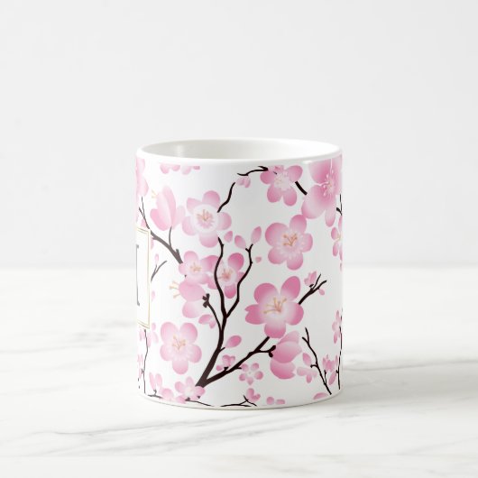 kundengerechte Tasse der rosa weißen (Mittel)