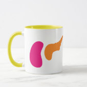 Kundengerechte Tasse des Organ-Nieren-Pankreas-| (Links)