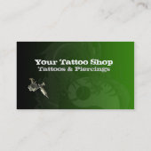 KUNDENGERECHTE Tätowierungs-Visitenkarte Visitenkarte (Rückseite)
