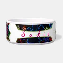 Kundengerechte Tatzen-Druck-Hundeschüssel Napf