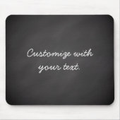 Kundengerechte Texttafel Mousepad (Vorne)