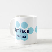 Kundengerechte Tierarzttech-Kaffee-Tasse Kaffeetasse (Vorderseite Links)