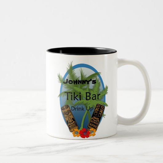 Kundengerechte Tiki Bar-Tasse Zweifarbige Tasse (Rechts)