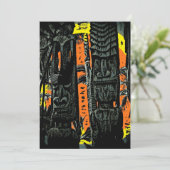 Kundengerechte tiki einladung (Stehend Vorderseite)