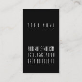 Kundengerechte unbedeutende visitenkarte (Rückseite)