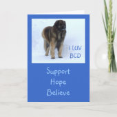 Kundengerechte "Unterstützung, Hoffnung, glauben" Karte (Vorderseite)