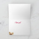 Kundengerechte Valentinstag-Karte Feiertagskarte (Innenseite)