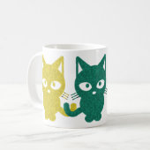 Kundengerechte Verpacker-Katzen-Tasse Kaffeetasse (Vorderseite Links)