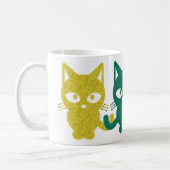 Kundengerechte Verpacker-Katzen-Tasse Kaffeetasse (Links)