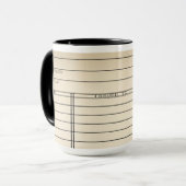 Kundengerechte Vintage Tasse (Vorderseite Links)