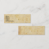 KUNDENGERECHTE VISITENKARTE-ENTWÜRFE MINI VISITENKARTE (Vorne/Hinten)