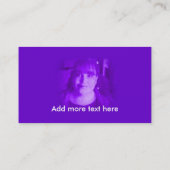 Kundengerechte Visitenkarte kundenspezifischer (Rückseite)