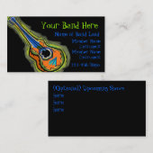 Kundengerechte Visitenkarten des Band-Musikers Visitenkarte (Vorne/Hinten)