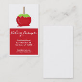 Kundengerechte Visitenkarten des kandierten Apfels Visitenkarte (Vorne/Hinten)