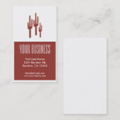 Kundengerechte Visitenkarten des roten Kaktus Visitenkarte (Vorne/Hinten)