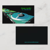 Kundengerechte Visitenkarten (DJ-Thema) Visitenkarte (Vorne/Hinten)
