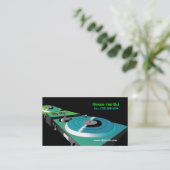 Kundengerechte Visitenkarten (DJ-Thema) Visitenkarte (Stehend Vorderseite)