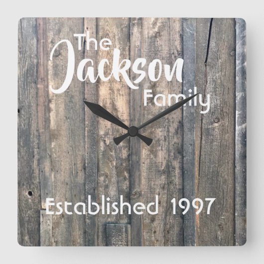 Kundengerechte Wanduhr (Vorderseite)