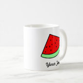 Kundengerechte Wassermelone-Tasse Kaffeetasse (VorderseiteRechts)