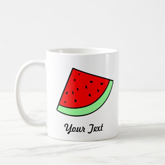 Kundengerechte Wassermelone-Tasse Kaffeetasse (Links)