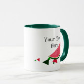 Kundengerechte Wassermelone-Tasse Tasse (VorderseiteRechts)