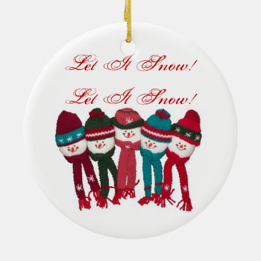 Kundengerechte WeihnachtenOrnamet Keramik Ornament (Hinten)