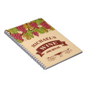 Kundengerechte Wein-Zeitschrift Notizblock (Rechte Seite)