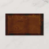 KUNDENGERECHTE Western-Art-Geschäfts-Karten Visitenkarte (Rückseite)