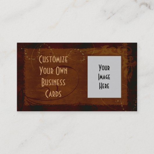 KUNDENGERECHTE Western-Art-Geschäfts-Karten Visitenkarte (Vorderseite)