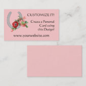 KUNDENGERECHTE Western-Geschäfts-Karte Visitenkarte (Vorne/Hinten)