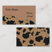 KUNDENGERECHTE Western-Geschäfts-Karten Visitenkarte (Vorne/Hinten)