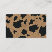 KUNDENGERECHTE Western-Geschäfts-Karten Visitenkarte (Rückseite)