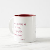 Kundengerechte Zitat-"Liebe" Tasse (Vorderseite Links)