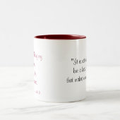 Kundengerechte Zitat-"Liebe" Tasse (Mittel)