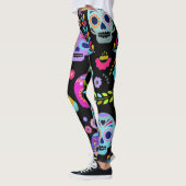 kundengerechte ZuckerPop-Schädel-Leggings Leggings (Links)