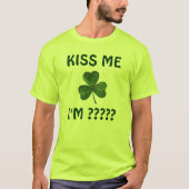 Kundengerechten St Patrick Tag T-Shirt (Vorderseite)