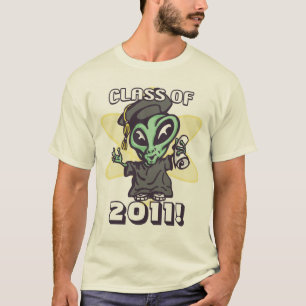 Kundengerechter alien-Absolvent durch Mudge T-Shirt