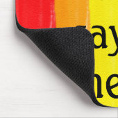 Kundengerechter Aquarell-Regenbogen Mousepad (Ecke)