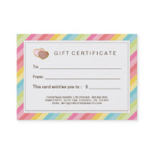 Kundengerechter Bäckerei-Geschenkgutschein