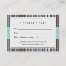 Kundengerechter Bäckerei-Geschenkgutschein Rabattkarte