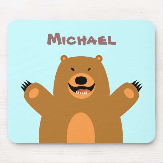 Kundengerechter Bär Mousepad (Vorne)