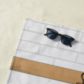 Kundengerechter Basketball-Spielerentwurf Strandtuch (Beispiel)