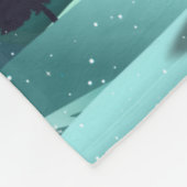 Kundengerechter Bild-Schneemann Fleecedecke (Ecke)