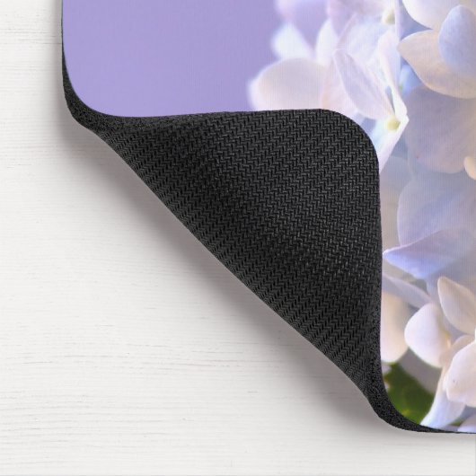 Kundengerechter blauer Hydrangea Mousepad (Ecke)