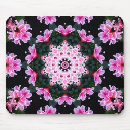 Kundengerechter BlumeMandala Mousepad (Vorne)