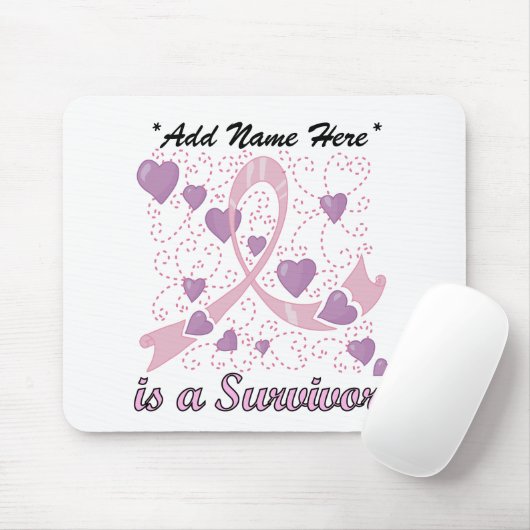 Kundengerechter Brustkrebs-Überlebender Mousepad (Mit Mouse)