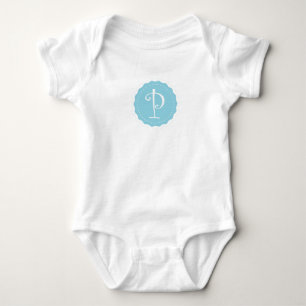 Kundengerechter Buchstabe "P " Baby Strampler