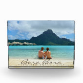 Kundengerechter Flitterwochenandenken-Fotoblock Fotoblock (Vorderseite)