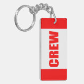 Kundengerechter Flugzeug-Pilot"Crew-" Schlüsselanhänger (Vorderseite links)