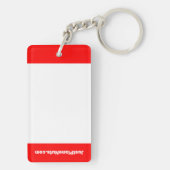 Kundengerechter Flugzeug-Pilot"Crew-" Schlüsselanhänger (Rückseite)